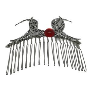 Wicca Triple Moon Goddess Hair Clip Accessory new